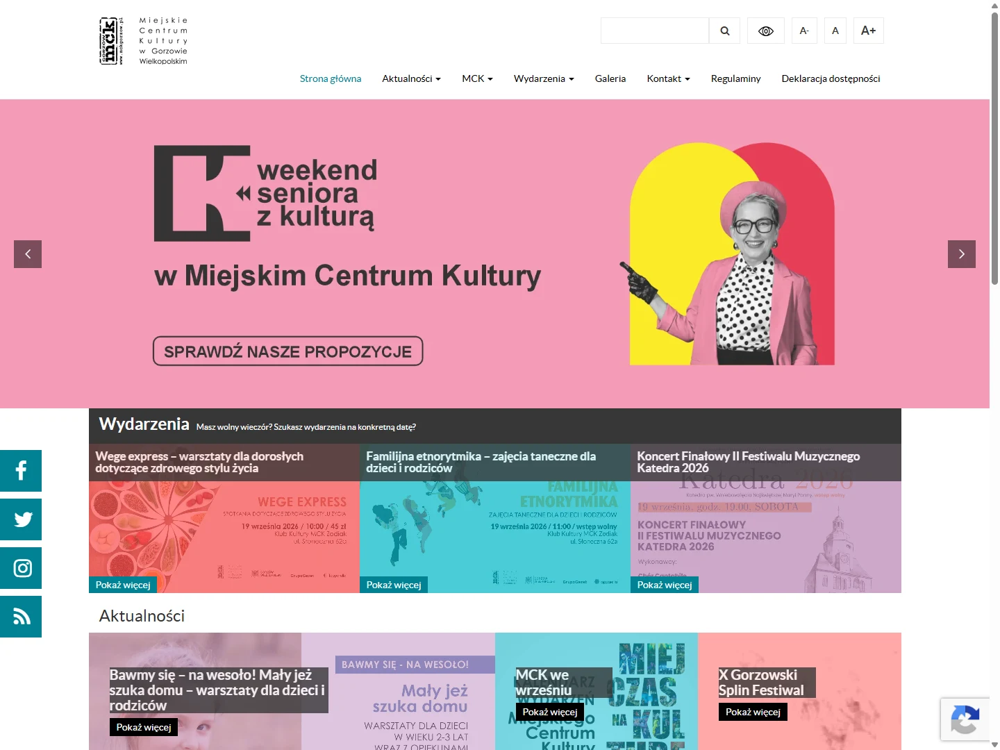 MCK Gorzów on desktop