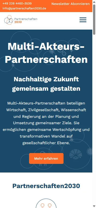 Partnerschaften2030 on iPhone
