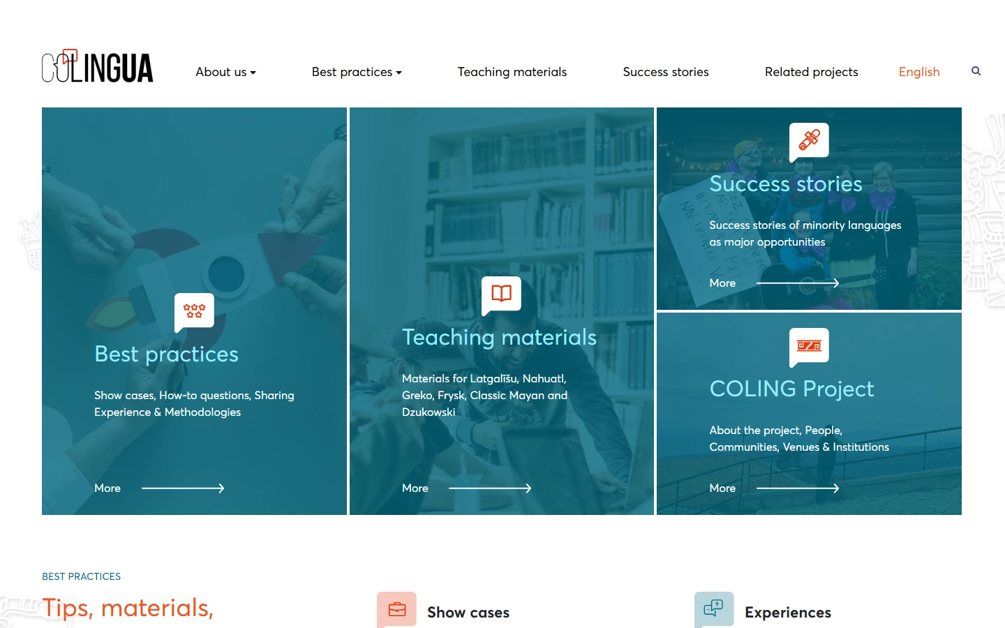 COLING / Colingua on desktop